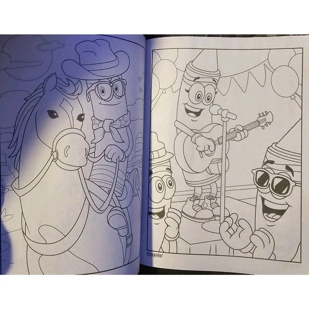 New! Crayola Limited Edition 8 Retired Colors Set and 48 page Coloring Book